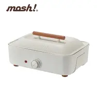 在飛比找momo購物網優惠-【日本 mosh！】多功能電烤盤 M-HP1 IV 白(電烤