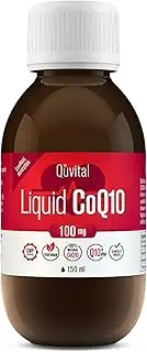 Quvital Liquid - High Absorption Coenzyme Q10-100mg Co Q10, 30 servings. Great for cardiovascular health, immune system, energy, skin health and antiaging. Incredibly strong antioxidant.