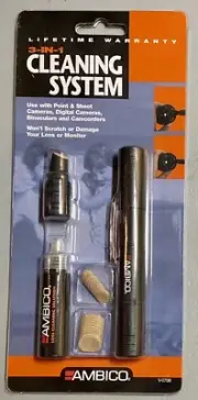 Ambico Lens Cleaning Pen Kit System for Digital SLR Cameras DSLR Binoculars NEW
