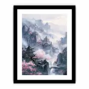 Pagoda Art Framed print