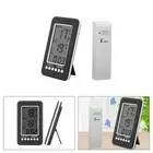In/Outdoor Wireless Humidity Meter Digital Hygrometer Clocks LCD Thermometer