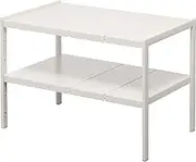 Yamazaki 4948 Telescopic Under Sink Rack, 2 Tiers, D30, White, Approx. W 19.7 x D 11.8 x H 13.8 inches (50-85 x 30 x 35 cm), Tower Under Sink Storage, 6 Levels of Height Adjustment, Width Adjustment