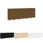 Solid Wood Pine Sideboard Cupboard Storage Buffet Cabinet Multi Colours vidaXL