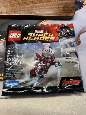 LEGO 5002946 Marvel Super Heroes Iron Man Silver Centurion Minifigure