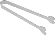 HOLIDYOYO Stainless Steel Ice Tongs Compact Food Serving Clip for Ice Cubes Sugar Cubes Lemon Slices Lightweight Reusable Kitchen Essential for Parties and Buffets