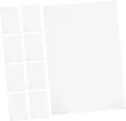 Happyyami 100Pcs Clear Self Adhesive Packing List Envelopes Plastic Document Holders with Transparent Window for Shipping Mailing Storage