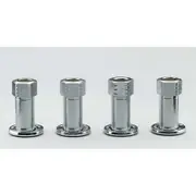 Weld Racing Open End Wheel Nut and Washer 12mm x 1.5" Suit Draglite, Rodlite, Prostar Wheels (4 Pack)