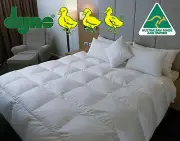 Dyne Exclusive Single Quilt Doona - 90% Goose Down - Australian Made - 2BL SQ