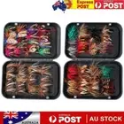 Bionic Insects Flies with Box Fly Fishing Lures Artificial Insect Fishing Baits