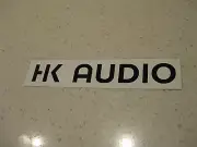 DJ GEAR HK PRO AUDIO GENUINE STICKER- ORIGINAL- , PLASTIC COATED MUSIC SPEAKERS
