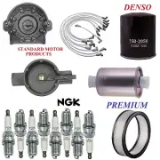 Tune Up Kit Filters Cap Spark Plugs Wire For CHEVY P30 V8 5.7L; TBI 1990-1993