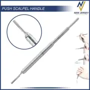 Push Scalpel Handle No 3 Easy Eject Dentist Dental Safe Push Blade Remover
