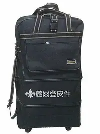 在飛比找Yahoo!奇摩拍賣優惠-【葳爾登】三層折疊旅行袋旅行箱五輪行李袋可側背登機箱批發袋購