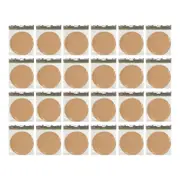 960pc Topchef Round Air Fryer Liner Set Perforated Baking Paper 23cm Brown