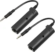 LIGIGWASH 2pcs Stereo Adapter for Electric Guitar Multi Functional Guitar Effector Interface Tone Control Reliable Sound Compatible with Products