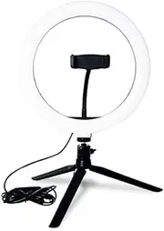 Ring Light Studio P Video Dimmable Lamp Tripod Stand Selfie Camera Phone White