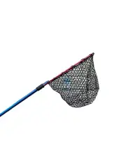 Ohero Teardrop & Telescope Rubber Landing Net Black