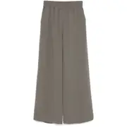 [Mark Kenly Domino Tan] Mark Kenly Domino Tan Crepe Trousers 36 FR GREEN