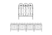 Vibe Geeks 5pcs Outdoor Rustproof Landscape Border Folding Patio Fences
