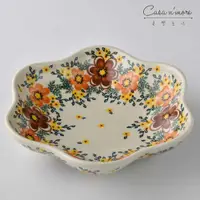 在飛比找樂天市場購物網優惠-波蘭陶 丹桂花落系列 花型盤(大) 造型餐盤 陶瓷盤 菜盤 