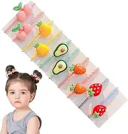 Hair Bands for Little Girls, Hair Bands for Little Girls | Cute Girls Soft Elastic Hair Rope Hair Bands Set of 10,Small Elastic Ties