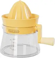 Food Grade ABS Juicer For Healthy Living And Orange Squeezer Manual Orange Juice Squeezer Cold Press Juicer, Yellow