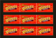 9 VENDSTAR 3000 VENDING MACHINE CANDY STICKERS LABEL Free Ship REESES PIECES