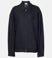 [Miu Miu] Miu Miu Logo wool jacket AU 16 blue