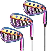 [yamato] Full Face Golf Wedge Set or Individual Golf Wedges 50/52/54/56/58/60 Forged Golf Gap Wedge Sand Wedge Lob Wedge Golf Clubs Milled Face for High Spin - Great Golf Wedge