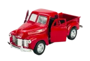 WELLY OLD TIMER 1953 CHEVROLET 3100 PICK UP RED 1:34 DIE CAST METAL NEW BOX