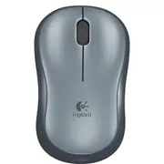 Logitech M185 Mouse - Radio Frequency - USB - Optical - Grey - Wireless - 2.40 GHz - Scroll Wheel - Symmetrical - 1 - 1 Year Battery Run Time