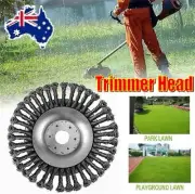 6/8" Steel Wire Brush Cutter Trimmer Head Set Kit for String Trimmers Lawn Mower