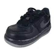 Nike Air Force 1 TD 314194 901 TODDLERS Shoes Black Sneakers Size 6c