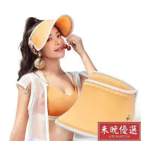 在飛比找Yahoo!奇摩拍賣優惠-韓國VVC新款防曬帽女防紫外線夏季大沿遮臉遮陽帽青春版太