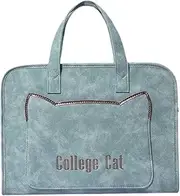 LeoLeoyy Bag Shoulder Bag Business Briefcase for Office Travel Business Notebook (Blue)