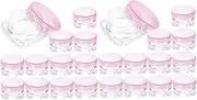 WOONEKY 24 Pcs Cosmetic Bottle Lotion Bottles Cream Packing Boxes Cream Jars for Travel Lotion Container Portable Cream Bottles Portable Cream Boxes Cosmetic Sub Boxes Empty Cream Bottle