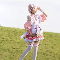 在飛比找蝦皮購物優惠-榮耀日系和服cosplay小喬女仆裝動漫服裝蘿莉lolita