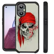 FUSION Case For OnePlus Nord N20 5G Hybrid Phone Cover SKULL PIRATE
