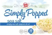 Simply Popped - Vegan Dairy Free Lightly Salted Microwave Popcorn - Gluten Fr...