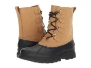 NIB Sorel Men's Portzman Classic Waterproof Nubuck Leather Boots in Buff