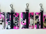 French Bulldog - Pink - Dog Poo Bag Dispenser