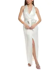 Eliza J Sequin Tuxedo Gown