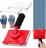 Rukjmqi Paint Edger | Ergonomic Ceiling Paint Edger Applicator - with Replacement Pad and Gloves, Rotatable Handle, Construction Supplies for Cabinet Repainting