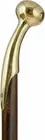 Walking Stick Wooden Vintage Brass Long Handle Antique Style Handmade Gift