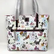 NWT! GENUINE Disney Parks Dooney & Bourke CATS SKETCH Shopper Tote ACTUAL BAG