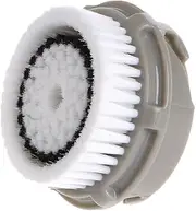 Facial Cleansing Brush Head Replacement, Facial Cleansing Brush Head, Normal Facial Brush Heads, for Acne Prone, Clogged, Enlarged Pore, Sensitive, Delicate and Dry Skins (Grey/1Pack)
