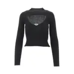 [DIESEL] DIESEL 'Olina' knitted top Woman M M Black