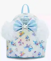 Loungefly Disney Mickey Mouse & Friends Snow Scenes Mini Backpack