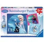 德國RAVENSBURGER維寶拼圖 冰雪奇緣角色(49P X3)