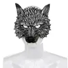 Full Face Cosplay Prom Props PU Animal Mask Nightclub Halloween Wolf Mask Show
